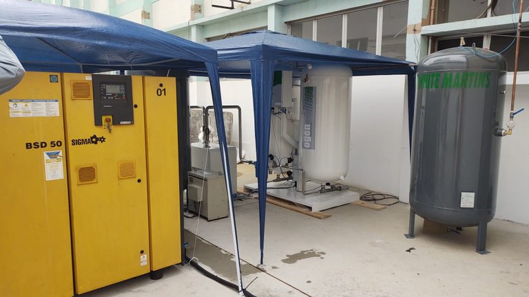 Mais uma usina de oxigênio é instalada em Manaus