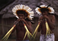 Indígenas Enawenê Nawê e Rikbaktsa são recebidos pela Funai em Brasília