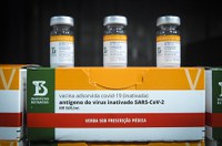 Entregues mais um milhão de doses da Coronavac