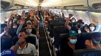 Acolhida promove mais um voo de interiorização de migrantes e refugiados venezuelanos