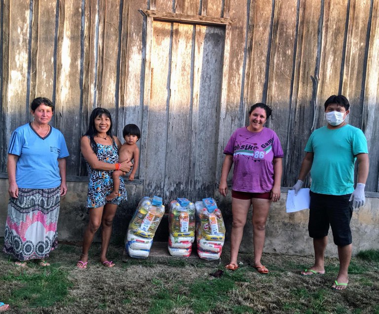 Entregues mais seis mil cestas de alimentos a famílias indígenas em Alagoas