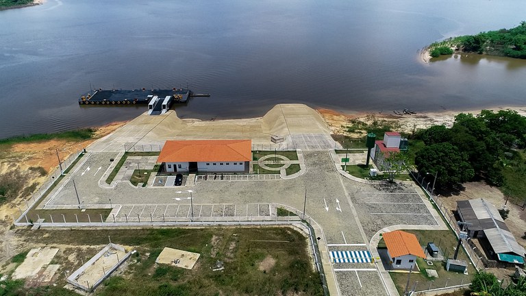 Novo terminal portuário fluvial auxilia comunidades ribeirinhas no Rio Amazonas