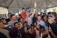 Presidente da República visita o centro da Operação Acolhida, em Boa Vista (RR)