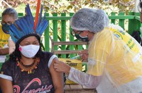 Brasil alcança a marca de 80% da população indígena totalmente imunizada contra a Covid-19