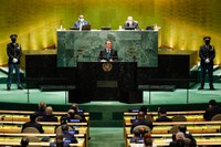 Na 76° Assembleia-Geral da ONU, Bolsonaro destaca ações de proteção do meio ambiente e combate à Covid-19