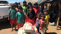 Um milhão de cestas de alimentos distribuídas a famílias indígenas durante a pandemia