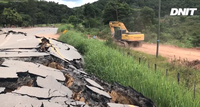 Iniciada a obra de desvio pavimentado na BR-381, em Minas Gerais, prejudicada pelas chuvas