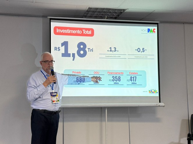 Secretário especial do Novo PAC detalhou os investimentos em infraestrutura realizados no estado | Foto: Gisele Pimenta/CC