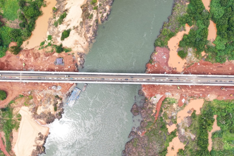 Obra do Novo PAC, nova ponte entre Estreito (MA) e Aguiarnópolis (TO) é entregue à população
