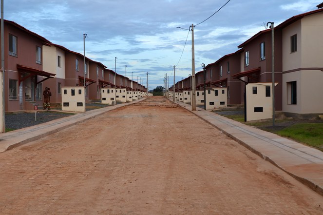 Residencial Solar Barreiras foi retomado em 2023 após ficar paralisado e ter parte dos bens destruídos | Foto: Eduardo Costa - Ascom/CC