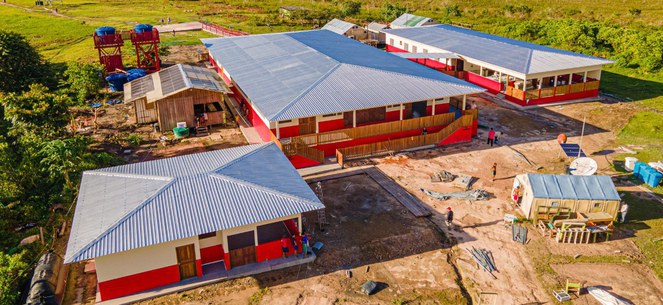 Localizado na região de Surucucu, este é o primeiro Centro de Referência em Saúde Indígena (CRSI Xapori Yanomami) do Brasil | Foto: MS