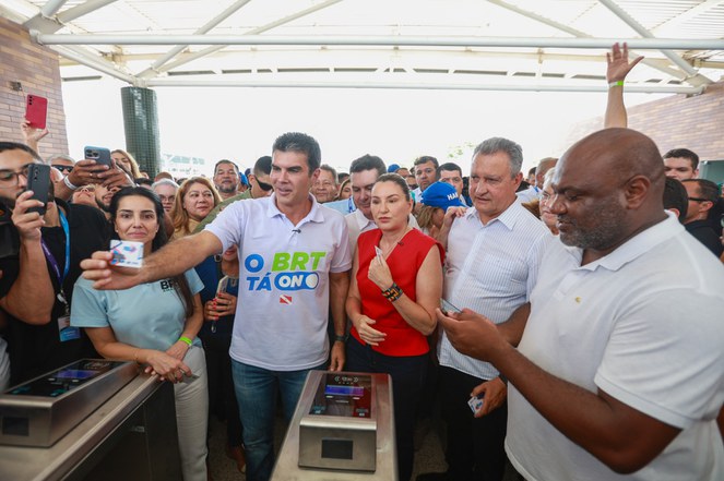 Sistema BRT Metropolitano do Pará, inaugurado nessa sexta (31), possui 21 km de extensão e recebeu R$ 388 milhões de investimentos federais | Foto: Governo do Pará