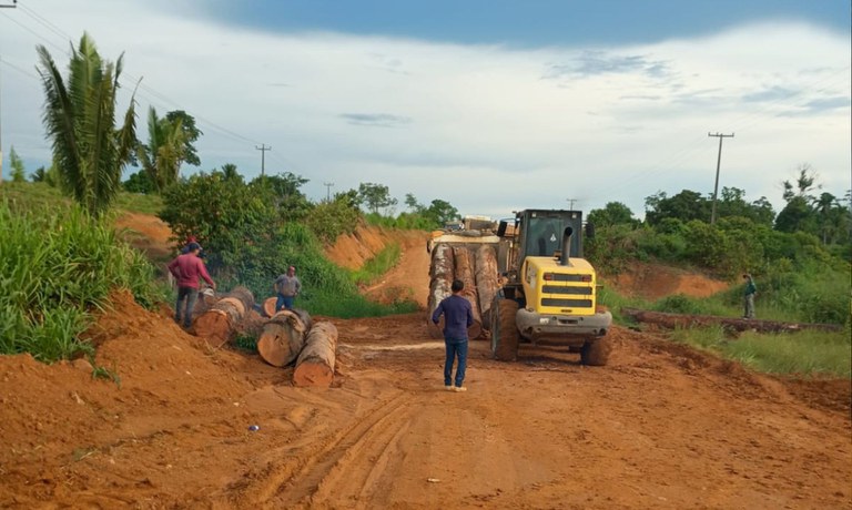 Governo Federal doa madeira apreendida a prefeitura de Rondônia durante operação de desintrusão