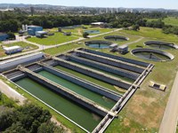 Obra da maior estação de tratamento de esgoto de Goiás é concluída