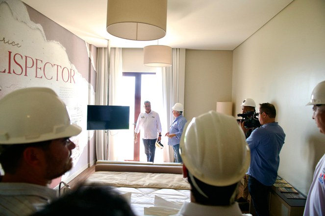 Ministro Rui Costa verificou instalação de hotéis que irão receber delegados e outros participantes da COP | Foto: Henrique Raynal | CC