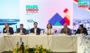 “O que estamos assinando hoje prepara o Rio Grande do Sul para o futuro”, afirma Miriam Belchior em agenda de reconstrução do estado