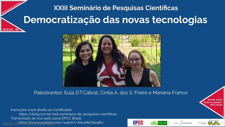 XXIII Seminário de Pesquisas Científicas - Democratização das novas tecnologias