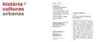 História e Culturas Urbanas