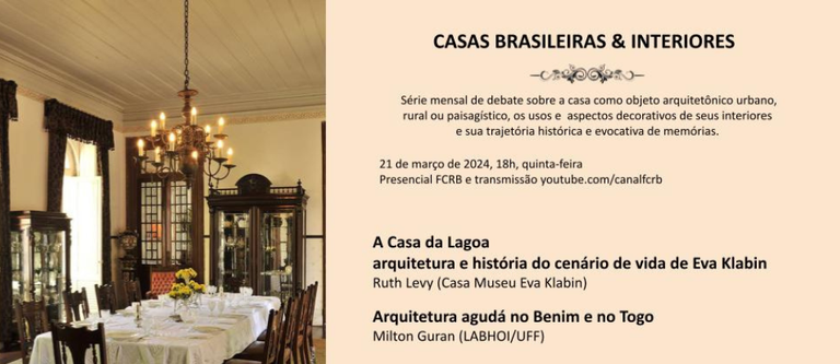 Abertura da Série Casas Brasileiras & Interiores acontece dia 21 de março