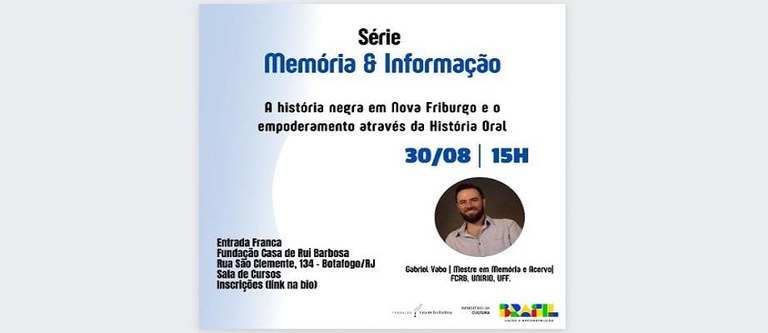 Série Memória e Informação: “A história negra em Nova Friburgo e o empoderamento através da História Oral”