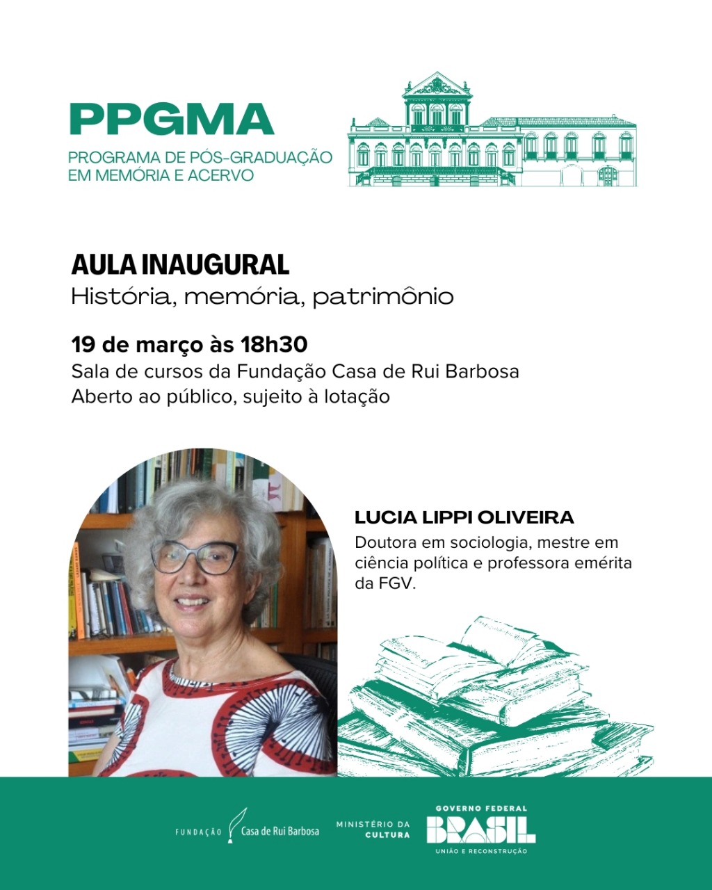 Aula inaugural "História, memória e patrimônio"