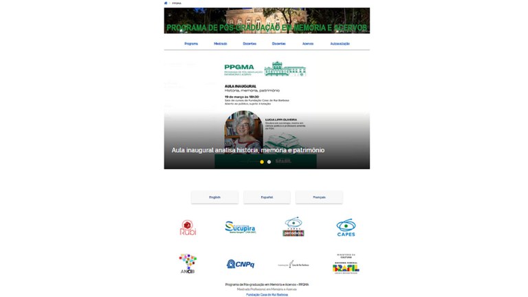 PPGMA lança novo site