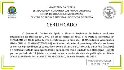 Certificado H8