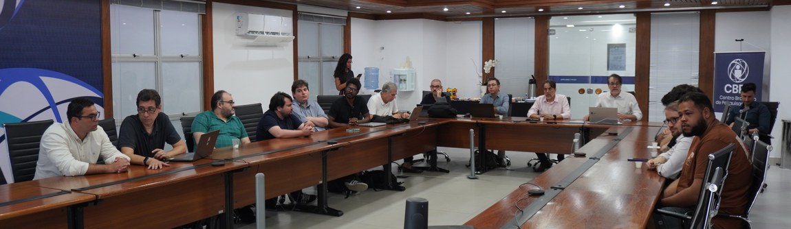 Participantes do encontro. Crédito: NCS/CBPF