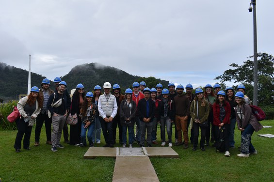 Visita ao experimento CONNIE. C´redito: NCS/CBPF