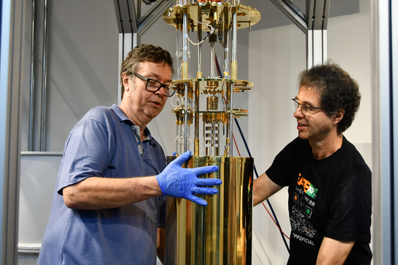 Ivan S. Oliveira e João Paulo Sinnecker - Crédito: NCS/CBPF