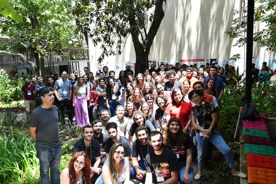 Particpantes da última edição da EAFExp. Crédito: NCS/CBPF