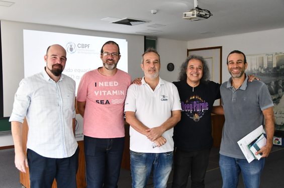 Comissão Avaliadora XXXII JICCrédito: NCS/CBPF