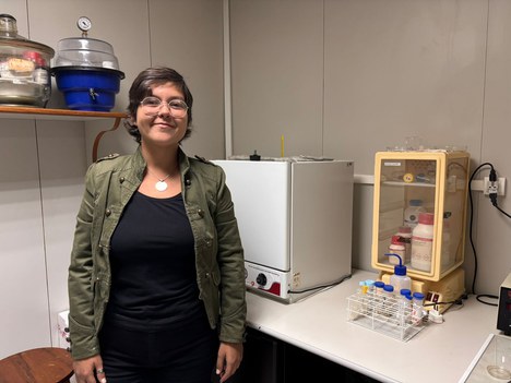 Vivian Andrade. Crédito: NCS/CBPF