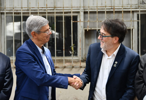 Roberto Medronho e Márcio P. de Albuquerque - Créditos: NCS/CBPF