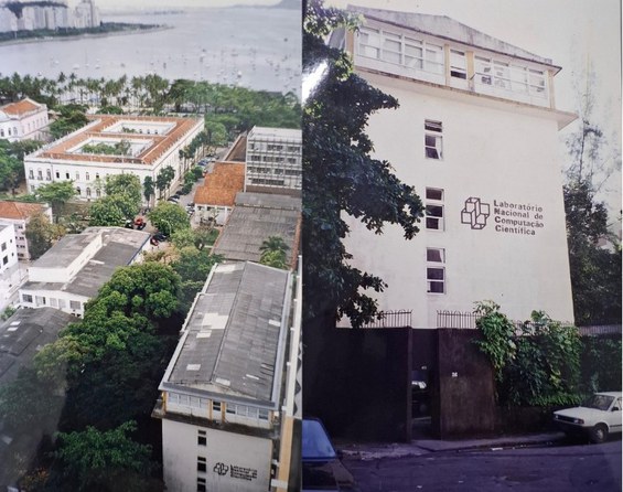Fachada do LNCC em Botafogo - Crédito: Centro de Memória do LNCC