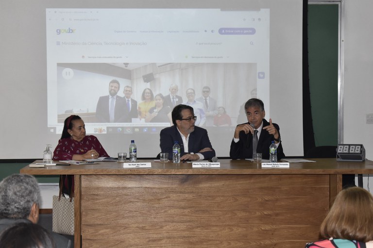 Isa Assef dos Santos, Márcio Portes de Albuquerque e Luís Manuel Rebelo Fernandes Créditos: João Martins