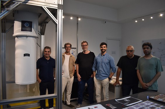 Rogério Soares, João Paulo Sinnecker, Ivan Oliveira, Leonardo Dolzan, Roberto Sarthour e Alexandre Martins - Crédito: NCS/CBPF