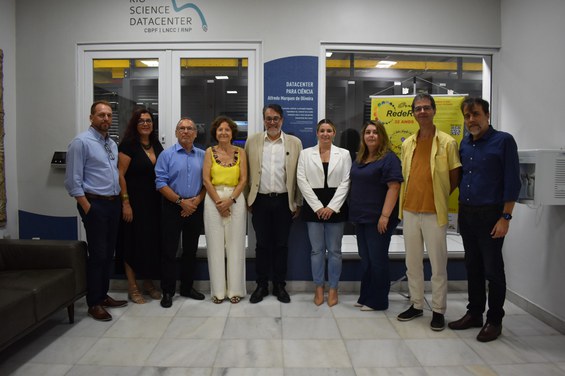 Visita da FAPERJ - Foto: NCS/CBPF