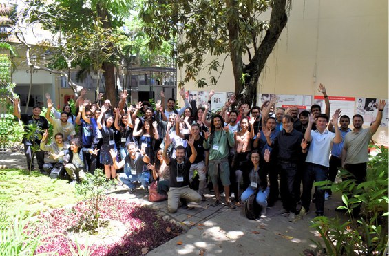 Participantes da I Escola de IA - Crédito: NCS/CBPF