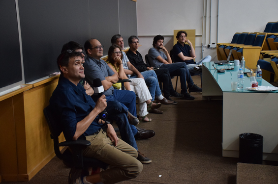 Palestrantes reunidos. - Crédito: ICTP-SAIFR