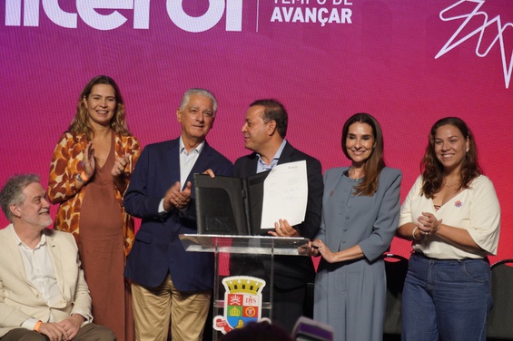 Cerimônia de inauguração do Marco Zero do Distrito de Inovação da Estação Cantareira- Crédito: NCS/CBPF