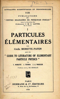 Capa da publicação de Morette - Crédito: NIB/CBPF