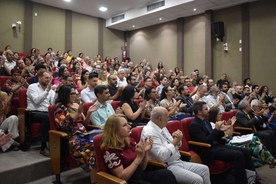 Cerimônia de posse - Crédito: NCS/CBPF