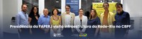 Presidência da FAPERJ visita infraestrutura da Rede-Rio no CBPF