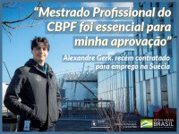 Seção 'Alma Mater' entrevista Alexandre Gerk, ex-aluno de MP do CBPF e atual engenheiro na ESS, Suécia