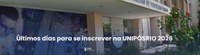 Últimos dias para se inscrever na UNIPÓSRIO 2026