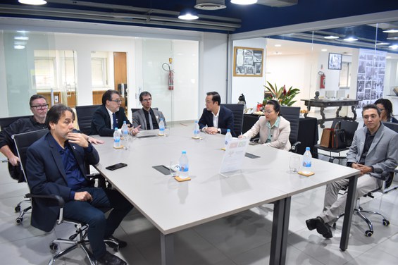 Delegação vietnamita - crédito: NCS/CBPF