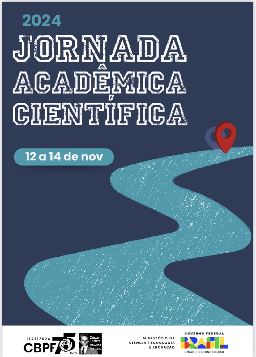 Cartaz Jornada Acadêmica Científica do CBPF 2024jpg