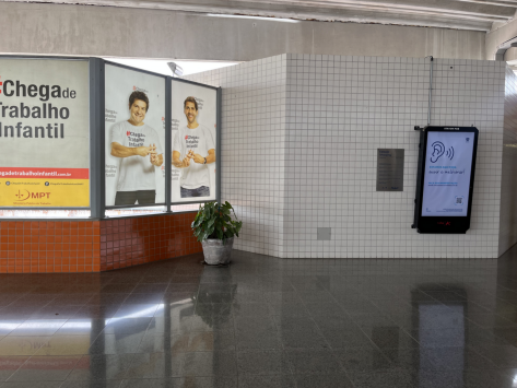 Localização: ao lado do station mub (2,5m X 2,5m)