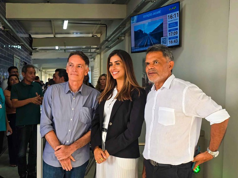 Inauguração Estação Jacaré